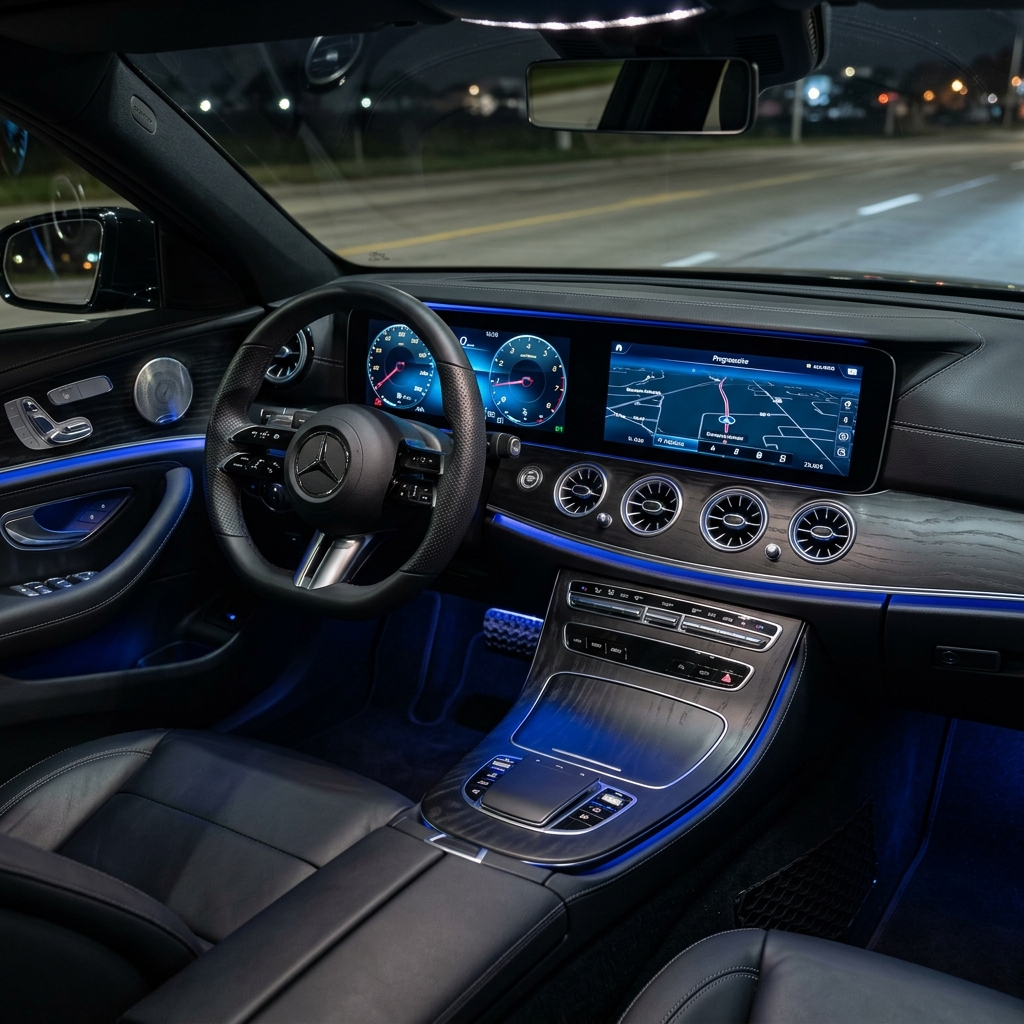 Mercedes E-Class Kokpit ve Konsol