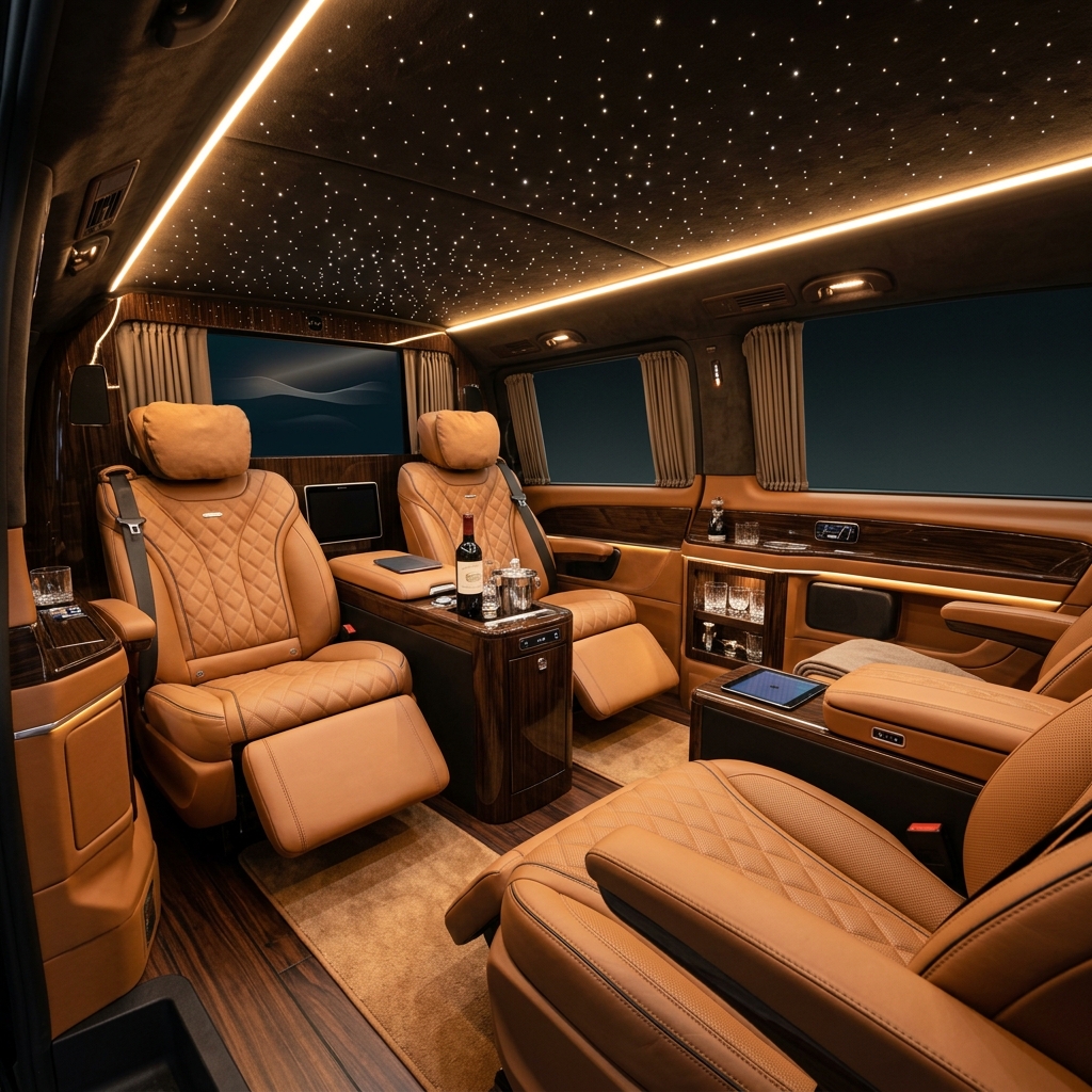 Mercedes Vito VIP Arka Kabin Tasarımı